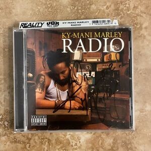 RARE Ky-Mani Marley Radio Signed CD